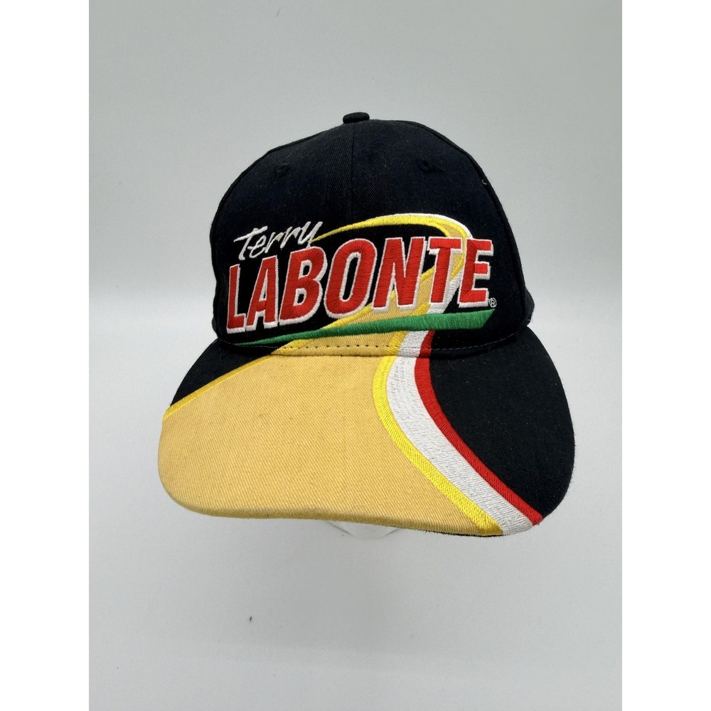 Terry‎ Labonte Hat Cap Snap Back Mens One Size Black NASCAR Competitors View